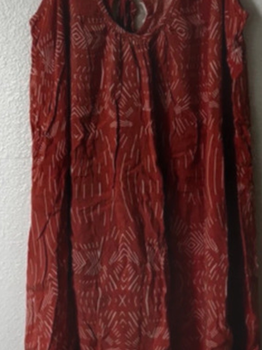 O'Neill Rust Red Printed Swim Coverup